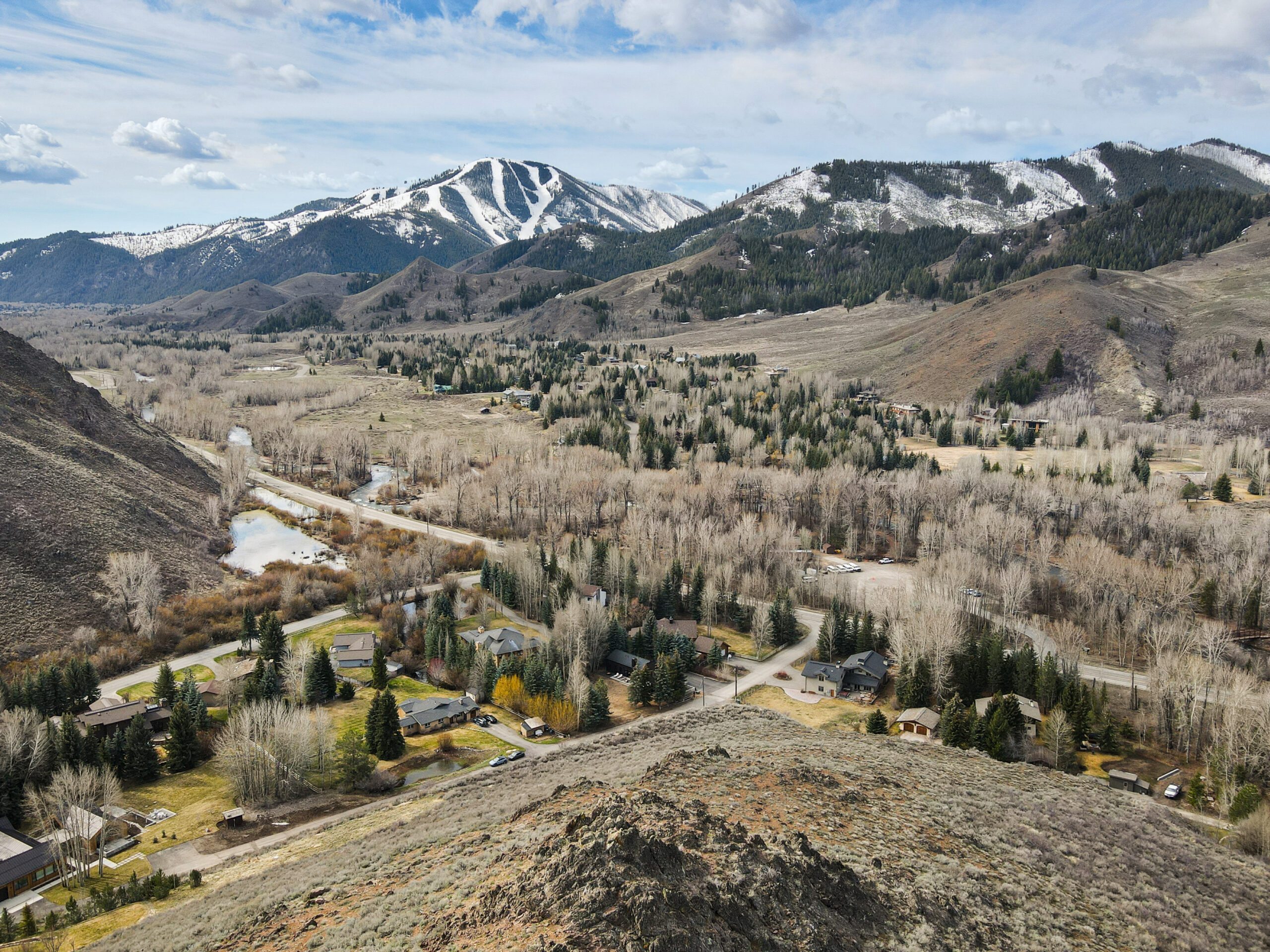 custom home sun valley with mountain view
